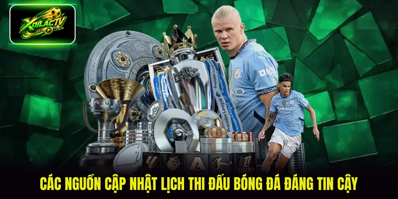Các nguồn cập nhật lịch thi đấu bóng đá đáng tin cậy