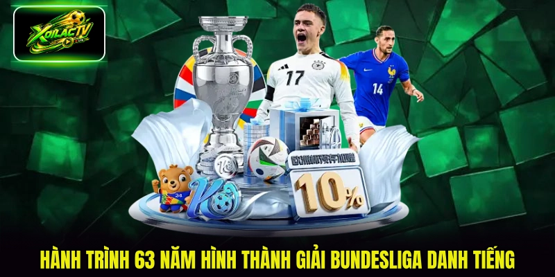 Hành trình 63 năm hình thành giải Bundesliga danh tiếng