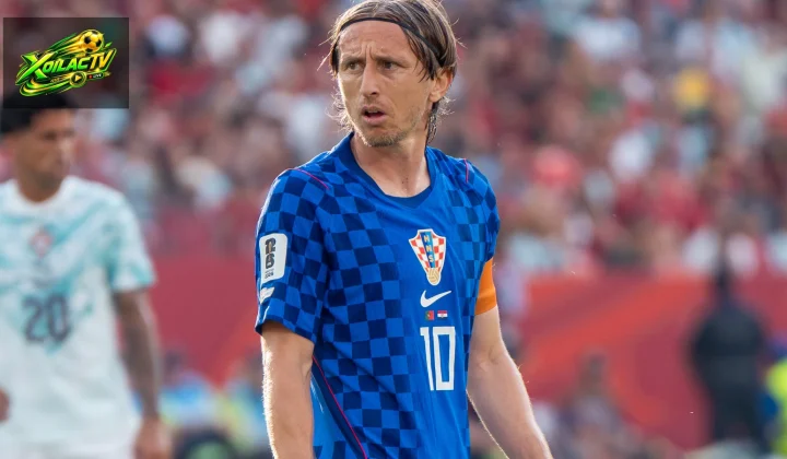 Luka Modrić thi đấu cho Croatia trong năm 2026