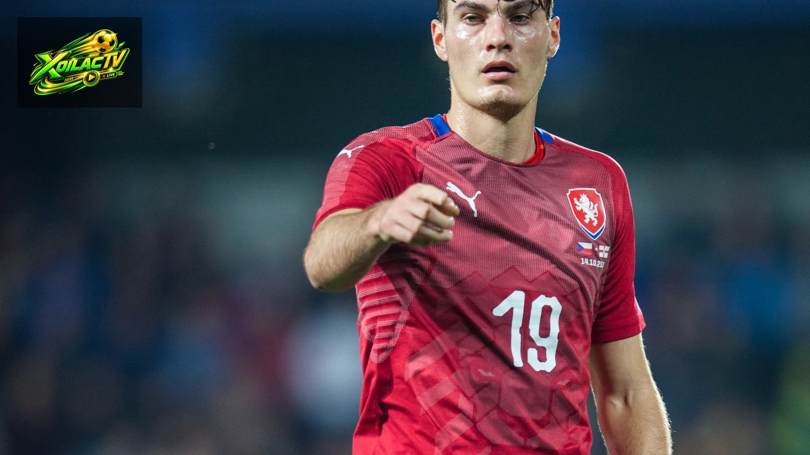 Patrik Schick thi đấu cho CH Séc trong trận quốc tế