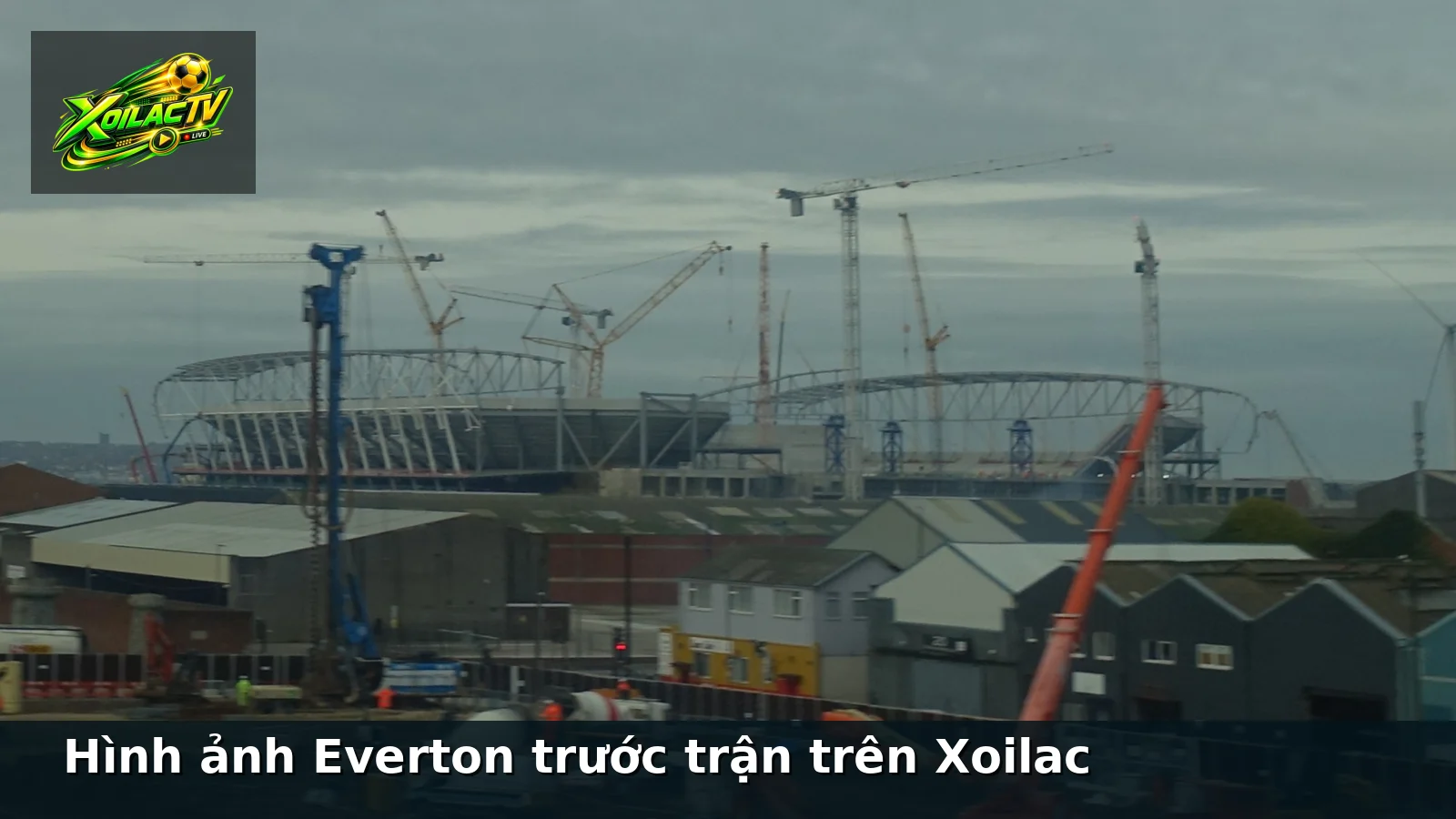 Hình ảnh Everton trước trận trên Xoilac