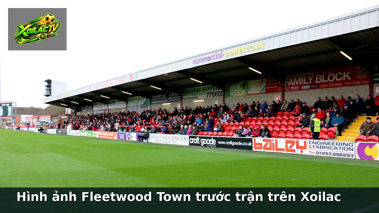 Hình ảnh Fleetwood Town trước trận trên Xoilac