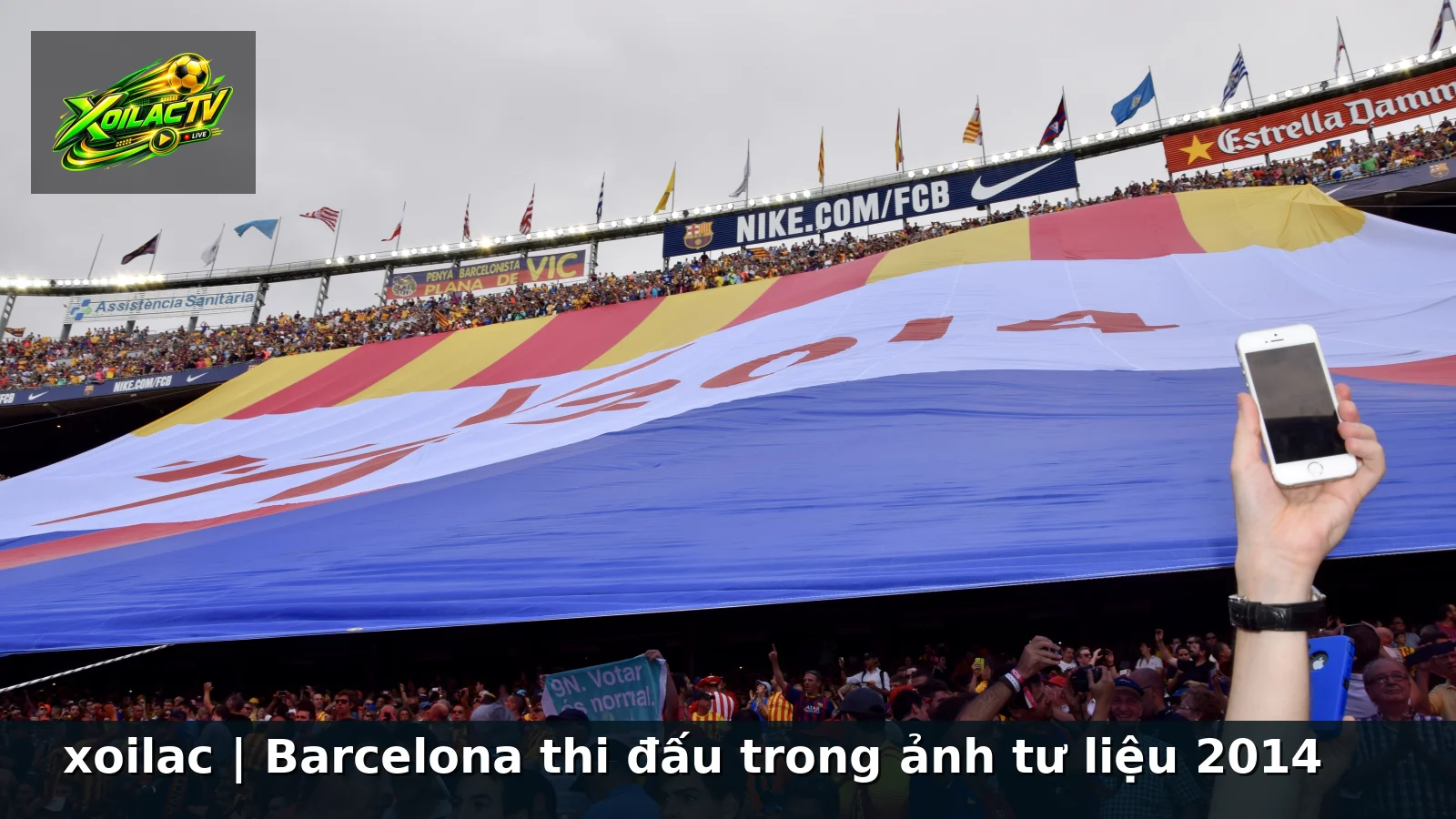 xoilac | Barcelona thi đấu trong ảnh tư liệu 2014
