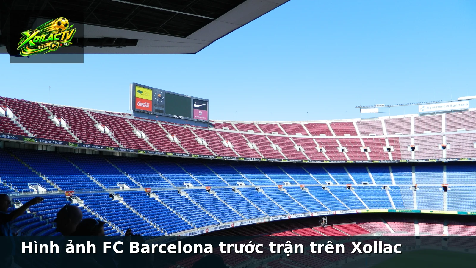 Hình ảnh FC Barcelona trước trận trên Xoilac