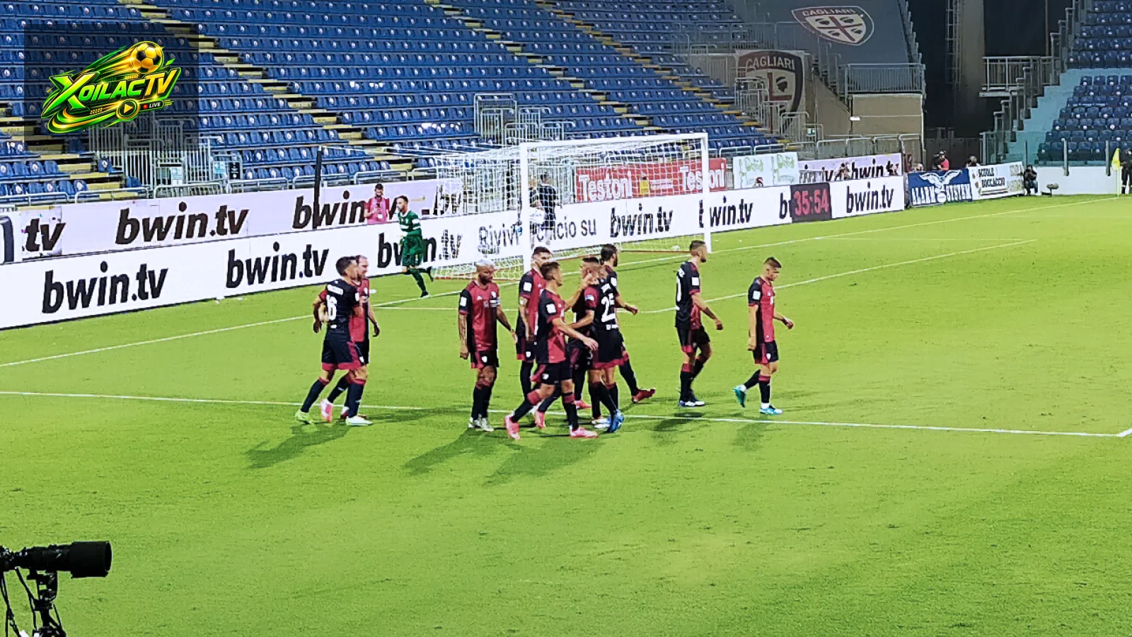 Ảnh tư liệu Cagliari hoặc sân Unipol Domus trước trận Cagliari gặp Juventus