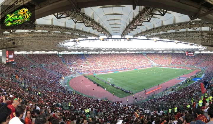 Ảnh tư liệu Stadio Olimpico cho bài nhận định AS Roma vs Real Madrid