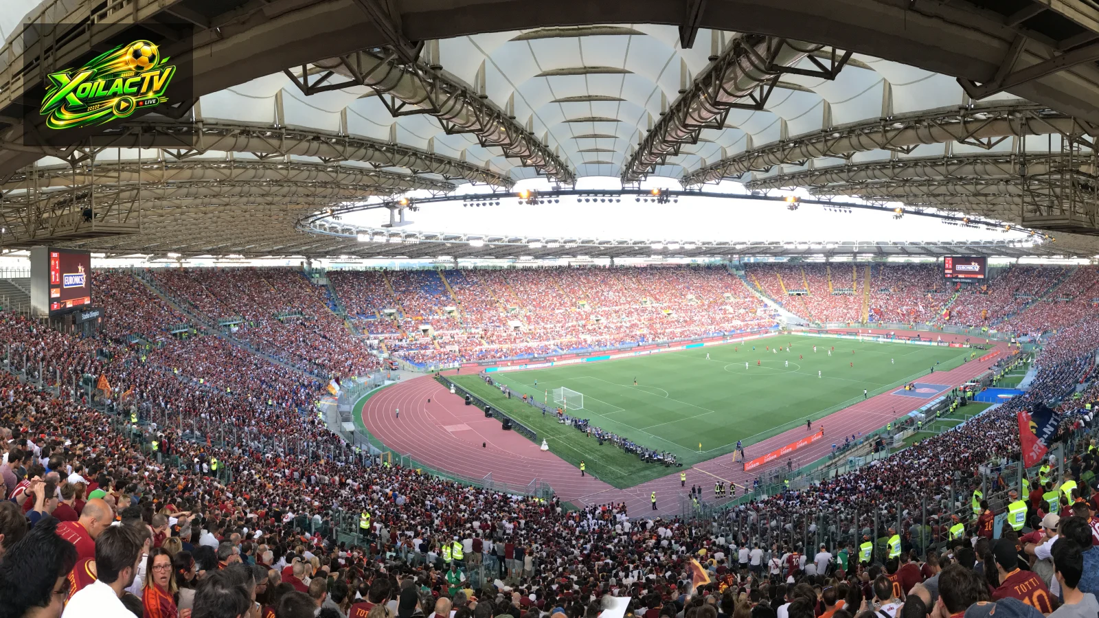 Ảnh tư liệu Stadio Olimpico cho bài nhận định AS Roma vs Real Madrid